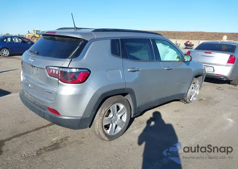 2022 Jeep Compass Latitude Fwd из США, поврежденный, VIN 3C4NJCBB1NT103487